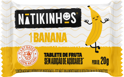 Tablete de Fruta Nátikinhos  - 48 Unidades