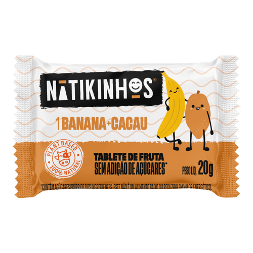 Tablete de Fruta Nátikinhos  - 12 Unidades