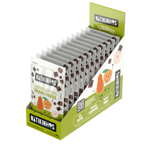 Cubinhos de Frutas - 12 unidades