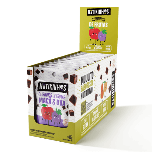 Cubinhos de Frutas - 12 unidades