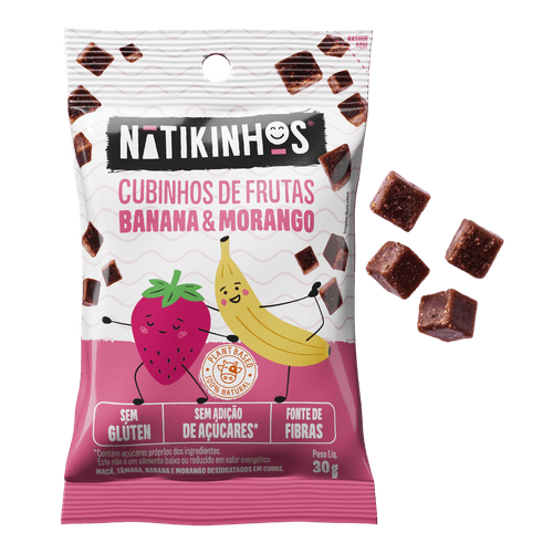 Cubinhos de Frutas - 12 unidades