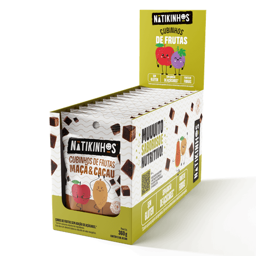 Cubinhos de Frutas - 12 unidades